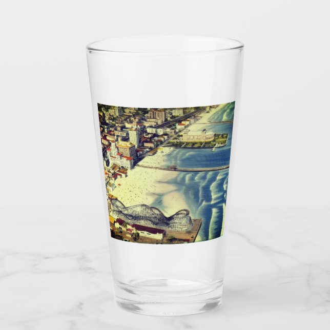 Back When Long Beach, CA Was Golden (Boardwalk) Glass (Front)