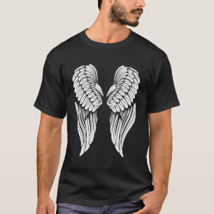 Back White Angel Wings T-Shirt