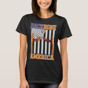 Backbone of America Lineman Lineworker T-Shirt