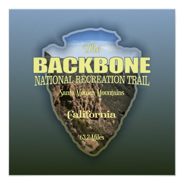 Backbone Trail (arrowhead) Poster (Front)