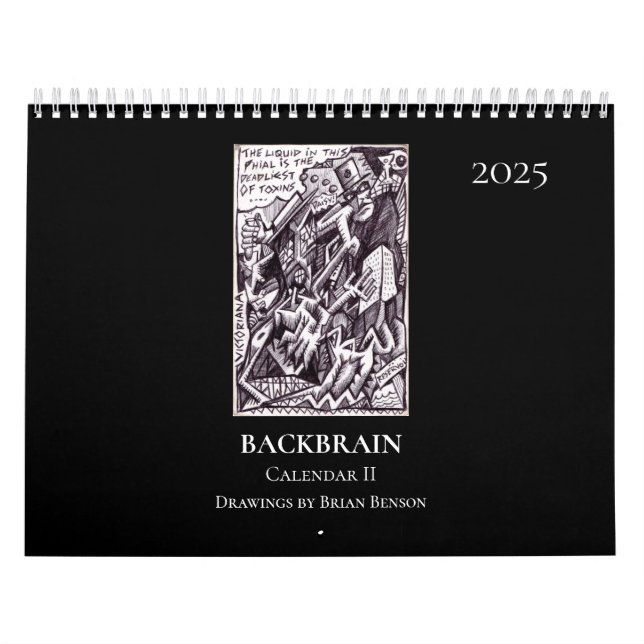 Backbrain Calendar II 2025 (Cover)