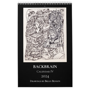 Backbrain Calendar IV 2024, Single-Page