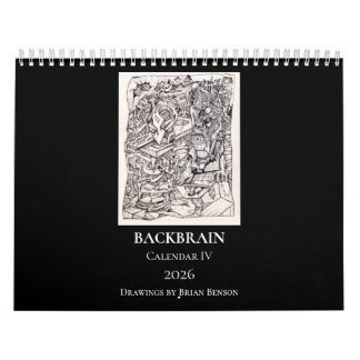 Backbrain Calendar IV 2026 Double-page