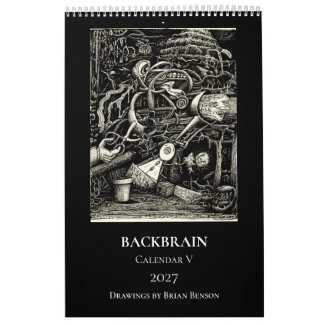 Backbrain Calendar V, 2027, Single Page