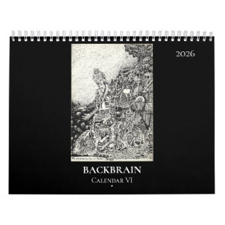 Backbrain Calendar VI, 2026, Double Page
