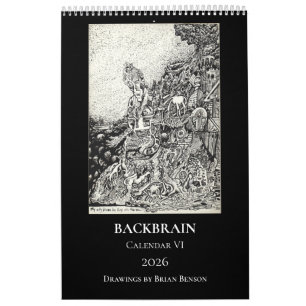 Backbrain Calendar VI, 2026, Single Page