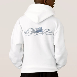 Backcountry Ski, Skier, Ski Touring T-Shirt Hoodie