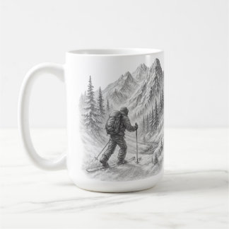 Backcountry Ski Touring Coffee Mug