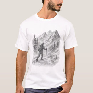 Backcountry Ski Touring T-Shirt