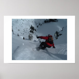 Backcountry Snowboarding Poster