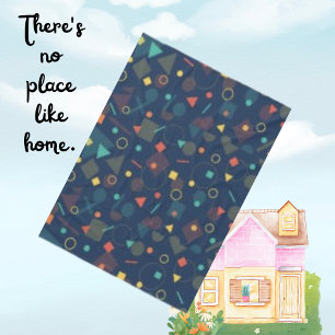  Backdrop Geometric Pattern  Fleece Blanket