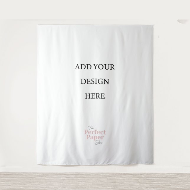 Backdrop Photo Booth Template Blank Tapestry (Front)
