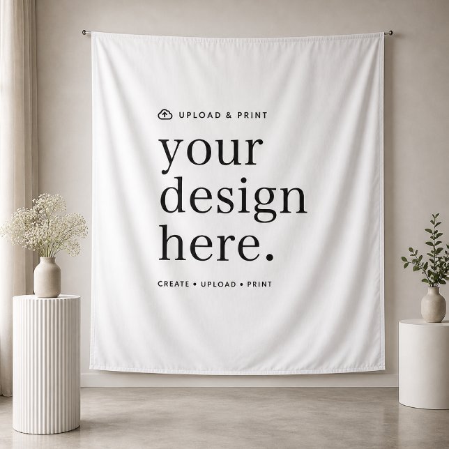Backdrop Tapestry | Design Upload Event Backrops (Create, upload, print - a bespoke design sign created in your style, for business or personal use.)