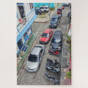 backed up traffic waiting calmly jigsaw puzzle