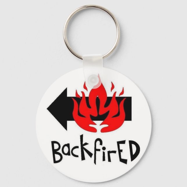Backfired Keychain (Front)