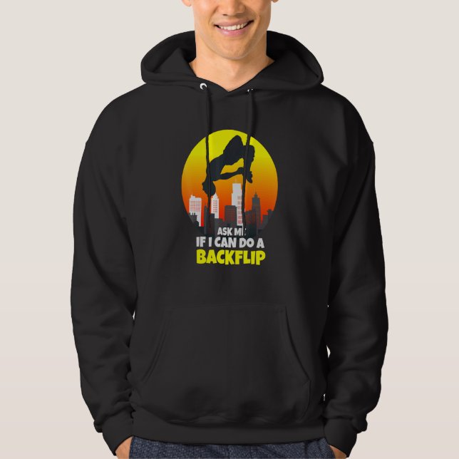 Backflip Trainer Parkour Freerunning Shoes Gymnast Hoodie (Front)