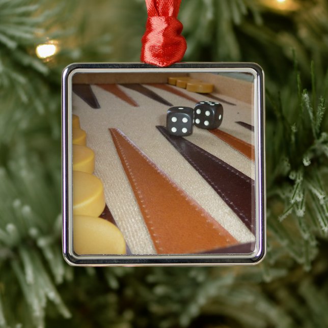 Backgammon Board Ornament (Tree)