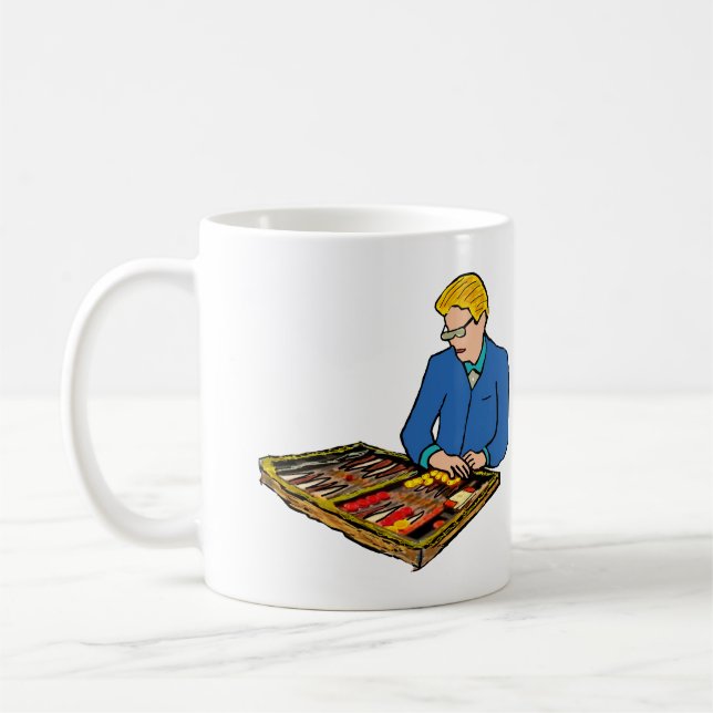 Backgammon Coffee Mug (Left)