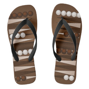 Backgammon Game Board Thongs