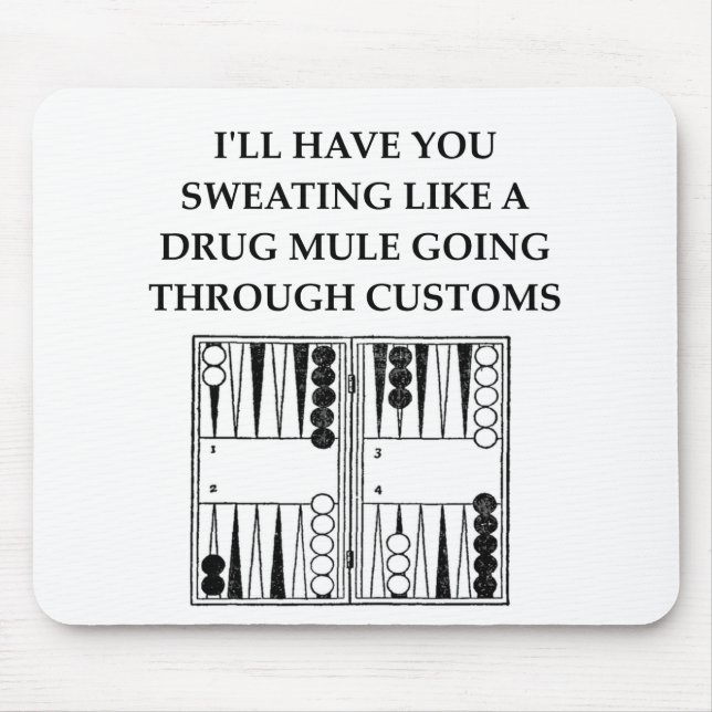 backgammon mouse pad (Front)