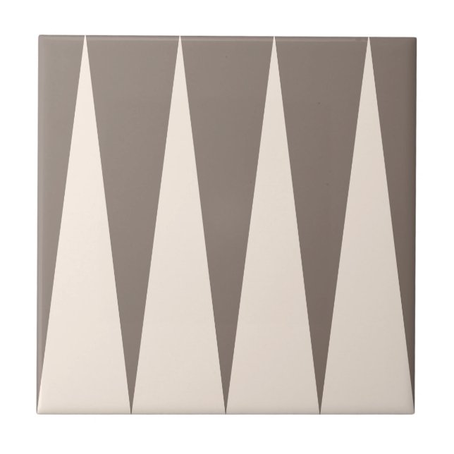 Backgammon Pattern Bronze Tile (Front)