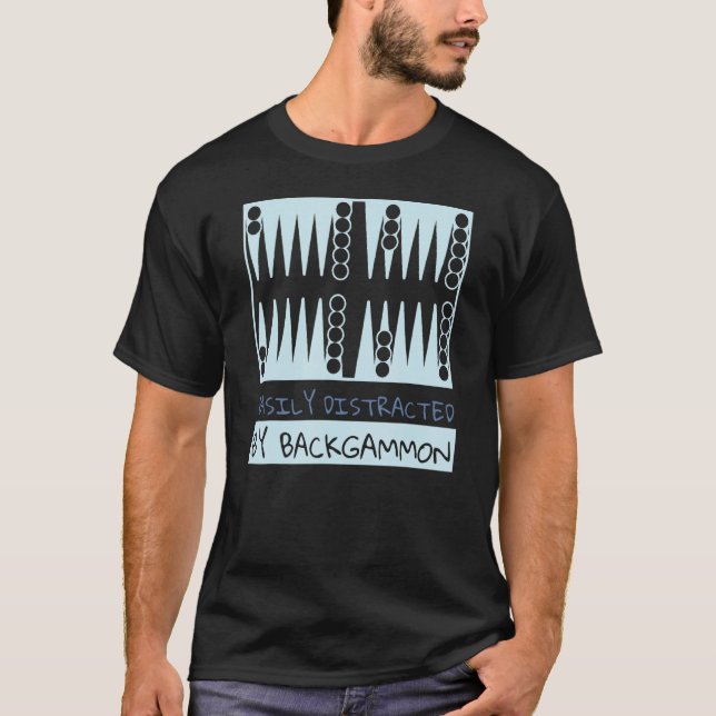 Backgammon      Player T-Shirt (Front)