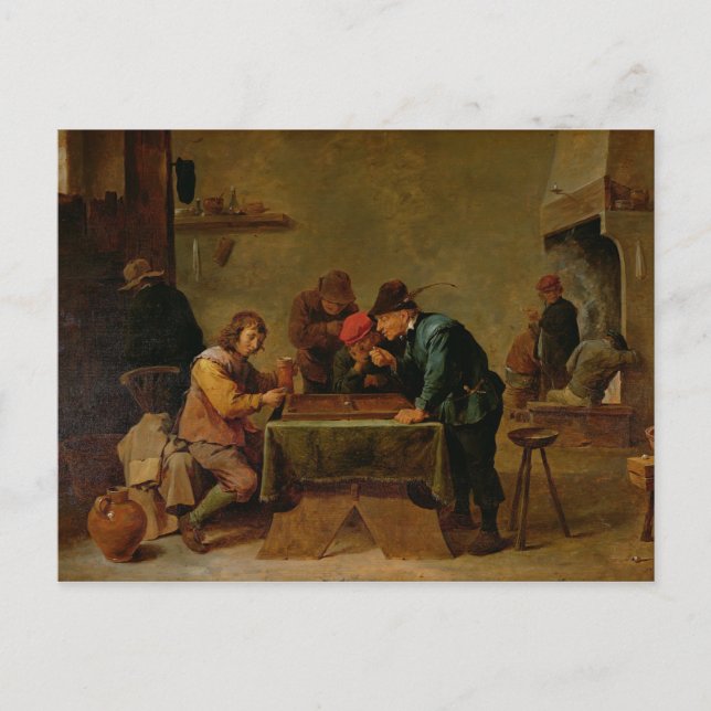 Backgammon Players, c.1640-45 Postcard (Front)