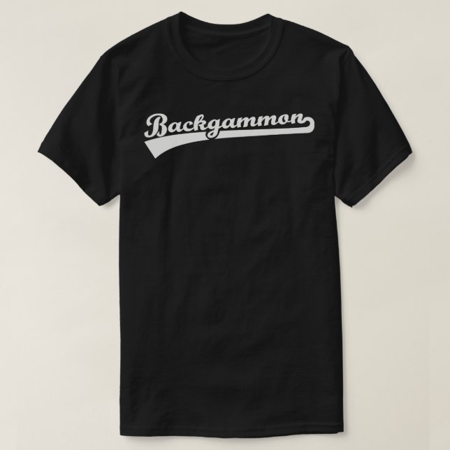 Backgammon  T-Shirt (Design Front)