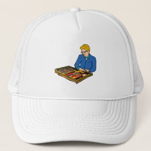 Backgammon Trucker Hat