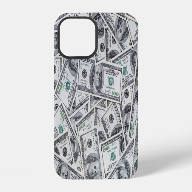 Background 100 Dollar Bills. iPhone Case (Back)