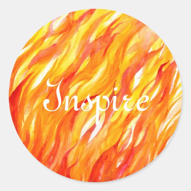 Background 3 classic round sticker (Front)