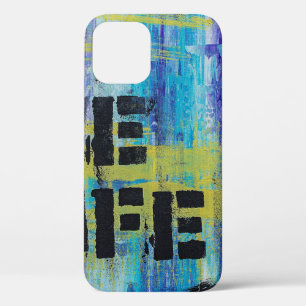 Background abstract graffiti iPhone 12 case