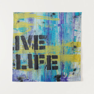 Background abstract graffiti tapestry