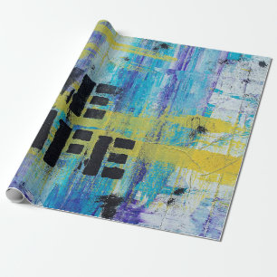 Background abstract graffiti wrapping paper