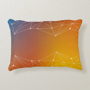 Background abstract line decorative cushion