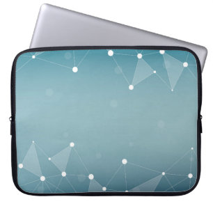 Background abstract line laptop sleeve