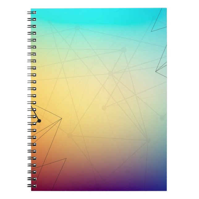 Background abstract line notebook (Front)