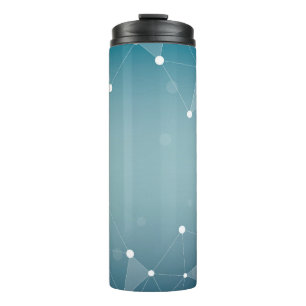 Background abstract line thermal tumbler