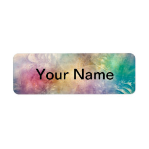 Background Antique Apophysis Fractals I Return Address Label