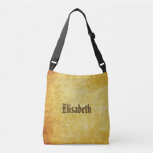 Background - antique coloured 1 grunge + your idea crossbody bag