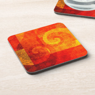 Background Antique Spirals Coaster