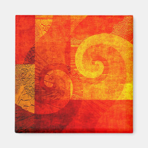 Background Antique Spirals Magnet
