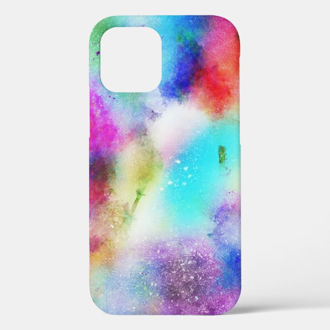 Background-art-abstract-watercolor Case-Mate iPhone Case (Back)