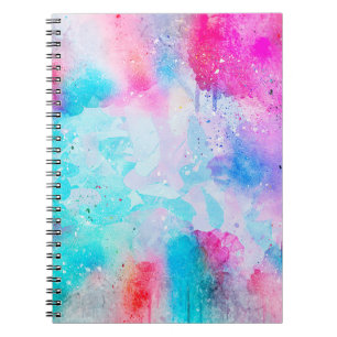 Background art abstract watercolor notebook