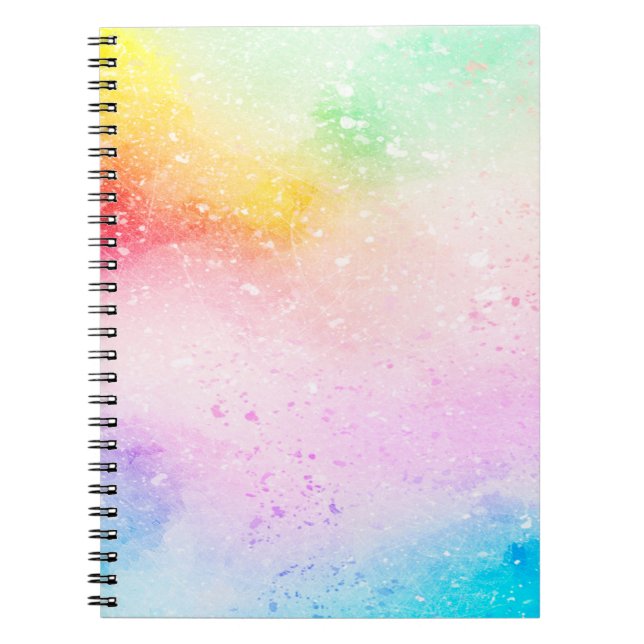 Background art abstract watercolor notebook (Front)