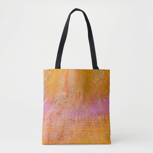 Background backdrop fabric pattern tote bag (Front)
