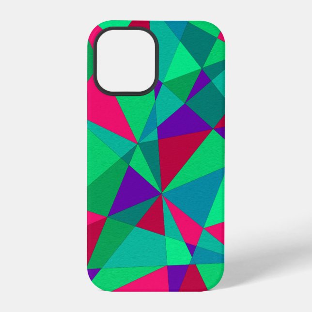 Background-backdrop-geometric iPhone Case (Back)