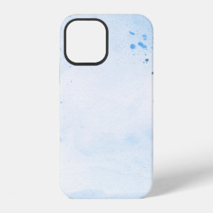 Background blue watercolor paper iPhone 12 case