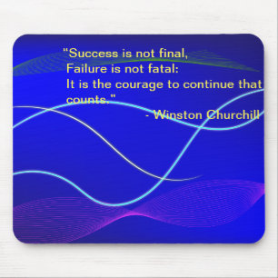 Background Bluewith Waves Mouse Pad