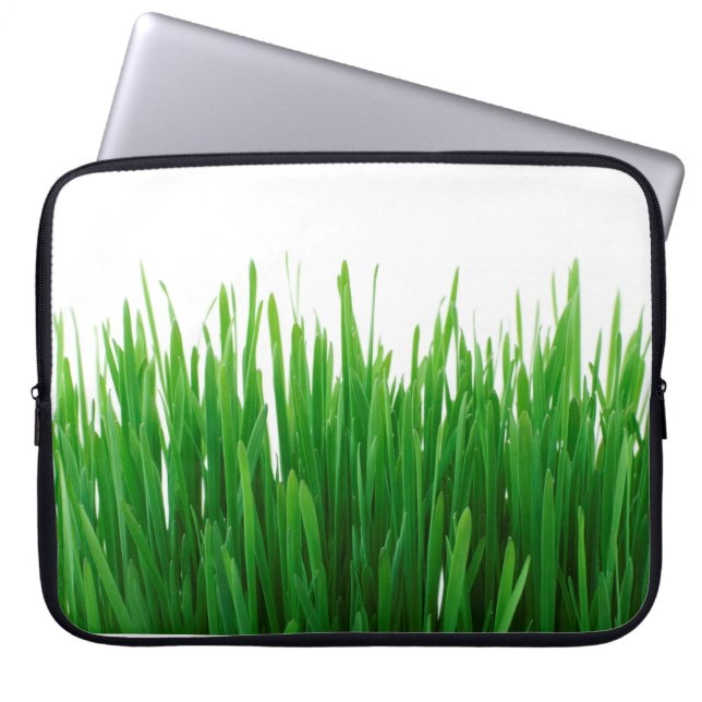 Background close up flora fresh laptop sleeve (Front)
